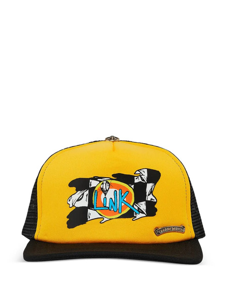  Chrome Hearts Matty Boy Link Trucker Hat - Black 