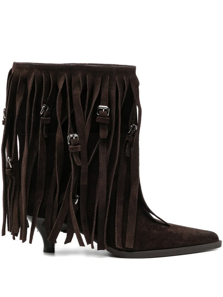  Chuckies 40mm Suede Boots - Brown 