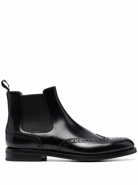 Church's Charlize Brogue-detail Chelsea Boots - Black 