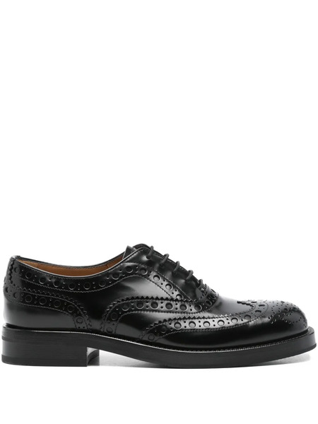  Church's Leather Brogue Oxford Shoes - Black 