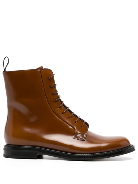  Church's Leather Lace-up Boots - Brown 