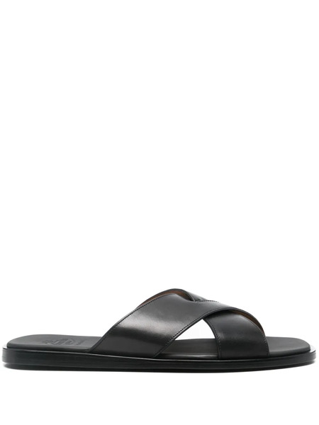  Church's Leather Slides - Black 