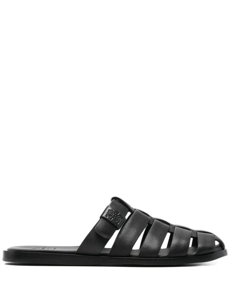  Church's Leather Slides - Black 