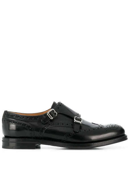 Church's Monk-strap Brogue Shoes - Black 