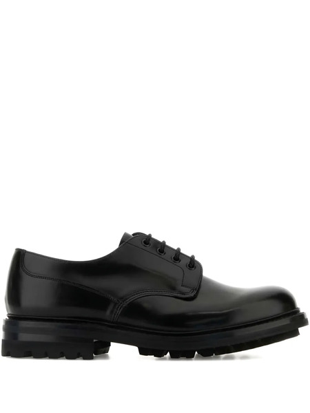  Church's Polished Leather Lace-up Shoes - Black 