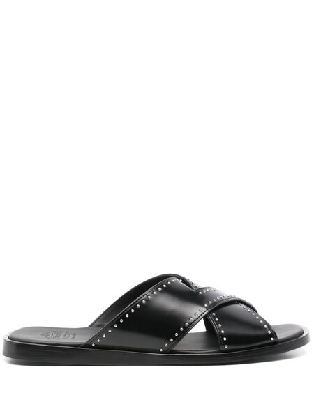  Church's Stud-embellished Slides - Black 