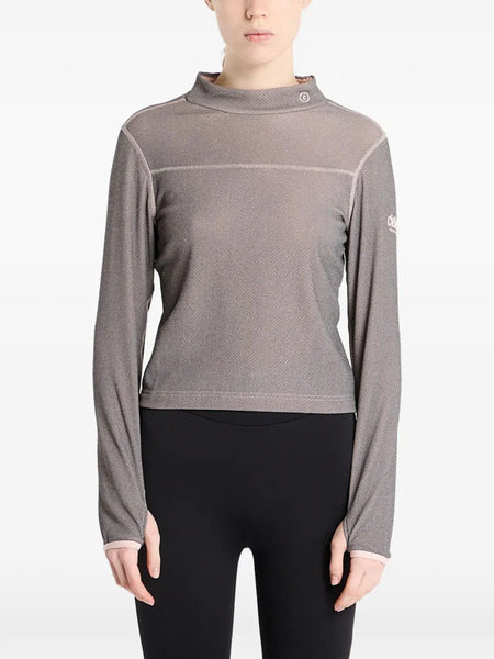  Ciele Herringbone Long-sleeve Top - Grey 