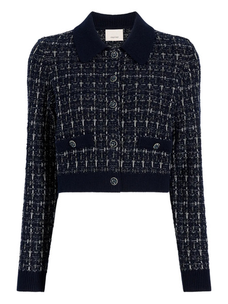  Cinq A Sept Ainara Collared Cardigan - Blue 