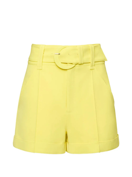  Cinq A Sept Aldi Belted Shorts - Yellow 