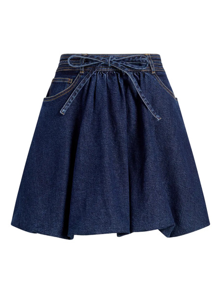  Cinq A Sept Balloon Drawstring Skirt - Blue 