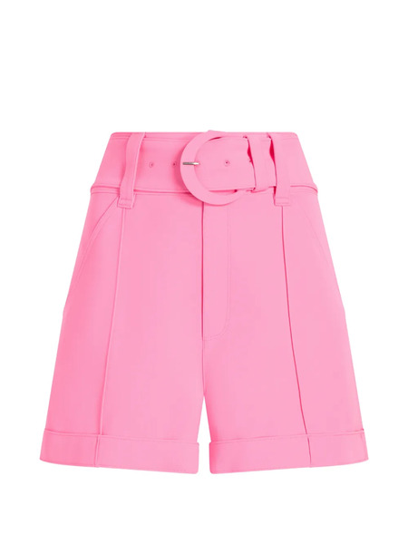  Cinq A Sept Belted Tailored Shorts - Pink 