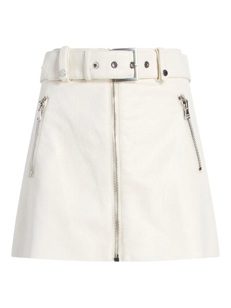  Cinq A Sept Belted Zip Saffira Skirt - White 