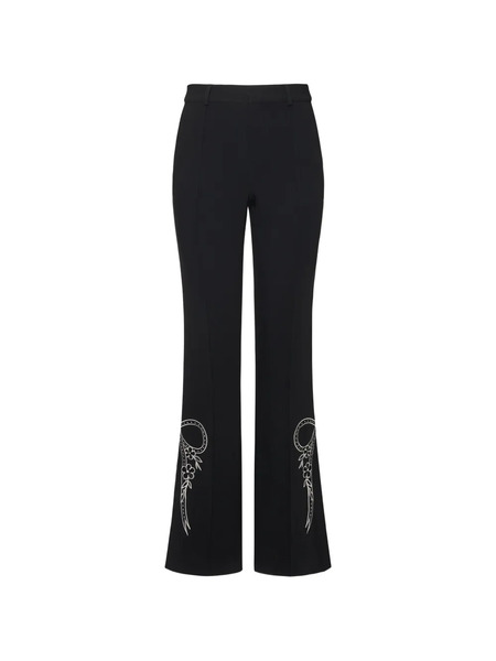  Cinq A Sept Cascading Ribbon Trousers - Black 