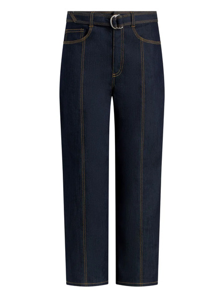  Cinq A Sept Contrast-seams Jeans - Blue 