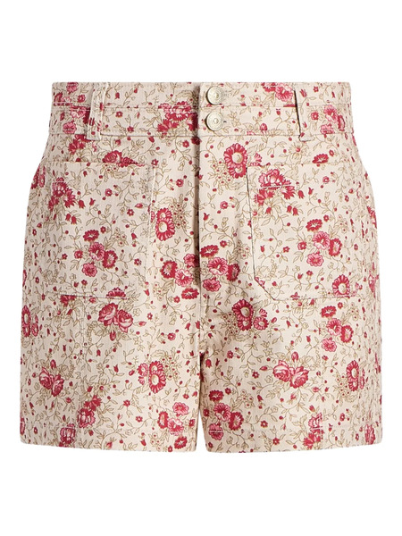  Cinq A Sept Dorothea Floral-print Shorts - Neutrals 