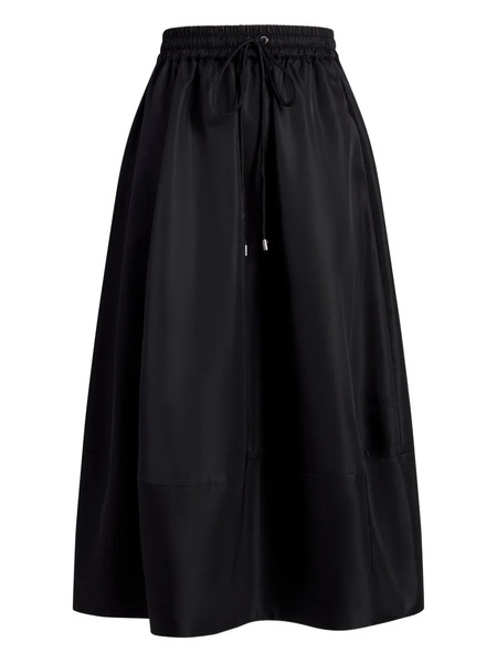  Cinq A Sept Drawstring Pocket Midi A-line Skirt - Black 