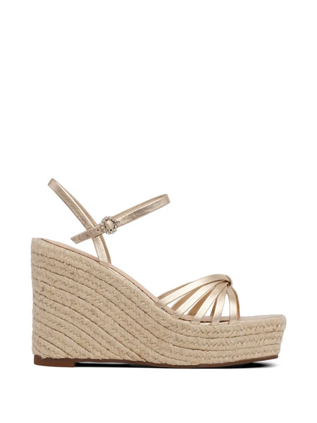  Cinq A Sept Helen Wedge-heeled Sandals - Gold 