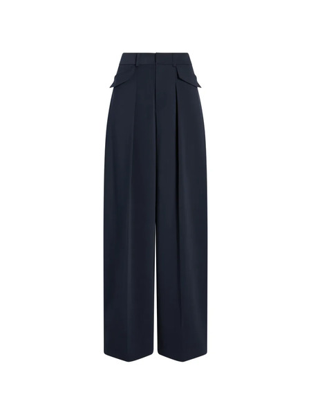  Cinq A Sept Leora Pleated Tailored Trousers - Blue 