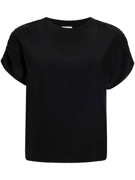  Cinq A Sept Lorainne Silk Blouse - Black 