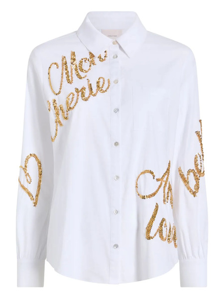  Cinq A Sept Loveletter Blouse - White 