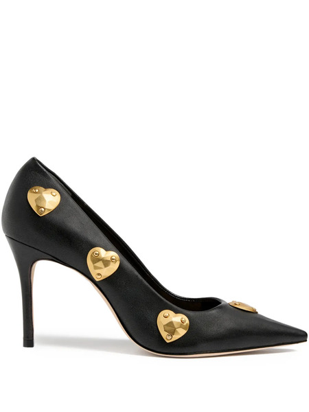  Cinq A Sept Luna Hearts Pumps - Black 