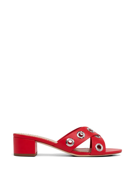  Cinq A Sept Maya Criss-cross Heeled Sandals - Red 