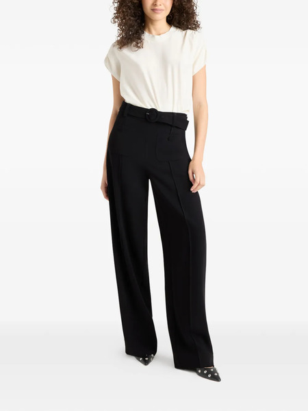  Cinq A Sept Renea Belted Trousers - Black 