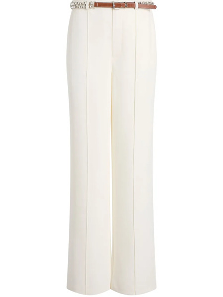  Cinq A Sept Rhinestone Belt Ester Trousers - White 