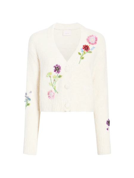  Cinq A Sept Solene Floral Cardigan - Neutrals 