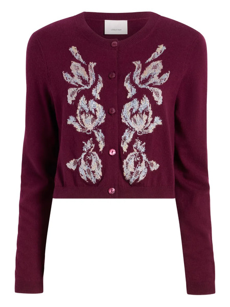  Cinq A Sept Tulip Isolde Cardigan - Red 