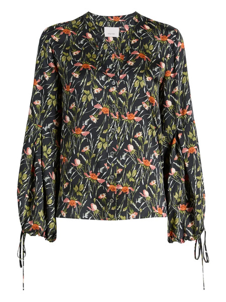  Cinq A Sept Windswept Meadow Rosella Top - Black 