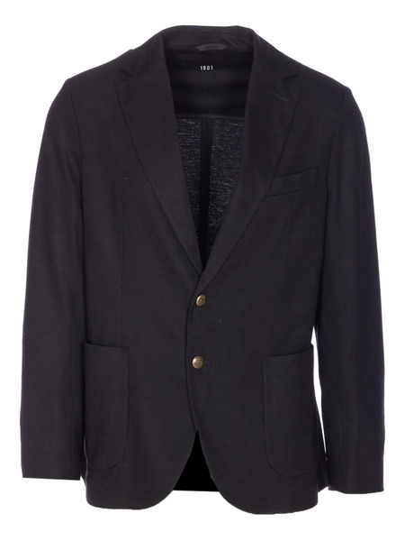  Circolo 1901 Button Closure Jacket - Black 