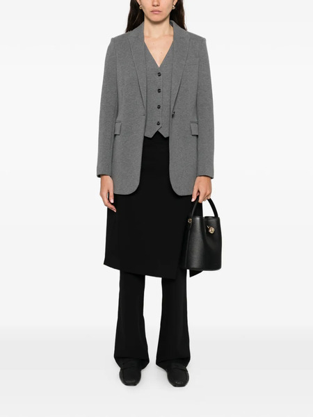  Circolo 1901 Buttoned Cotton Jacket - Grey 