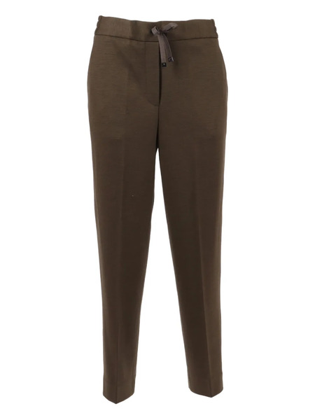  Circolo 1901 Carrot Drawstring Trousers - Brown 