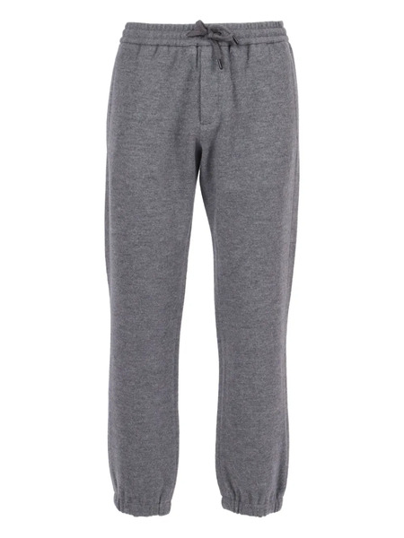  Circolo 1901 Cuffed Wool Track Pants - Grey 