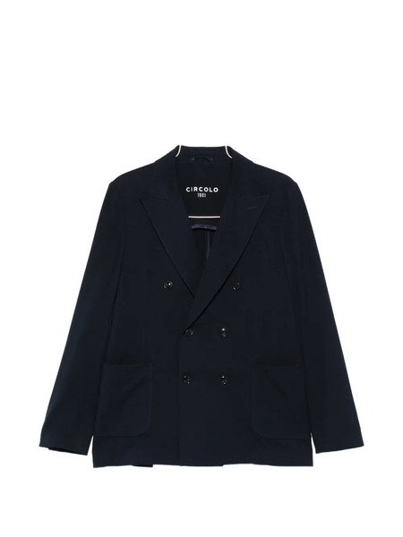  Circolo 1901 Double-breasted Blazer - Blue 