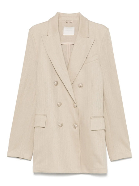  Circolo 1901 Double-breasted Blazer - Neutrals 