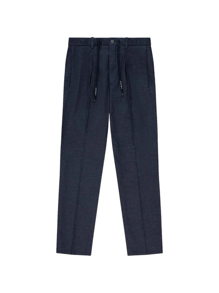  Circolo 1901 Drawstring Straight Trousers - Blue 