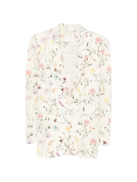  Circolo 1901 Floral-print Blazer - Neutrals 