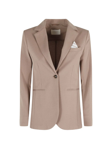  Circolo 1901 Honeycomb Slim Blazer - Neutrals 