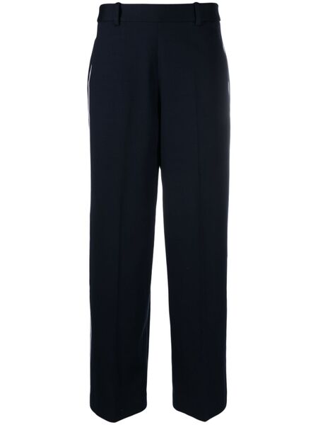  Circolo 1901 Mid-rise Wide-leg Trousers - Blue 
