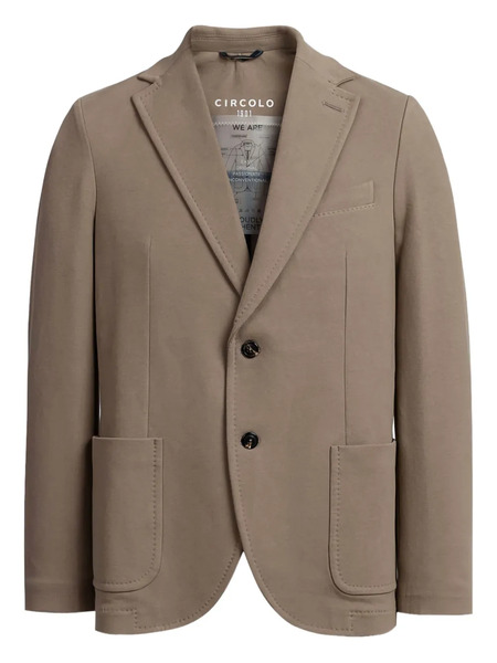  Circolo 1901 Patch-pocket Two-button Blazer - Brown 