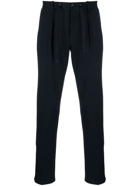  Circolo 1901 Pressed-crease Drawstring Trousers - Blue 