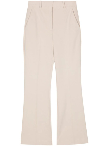  Circolo 1901 Pressed-crease Wide-leg Trousers - Neutrals 