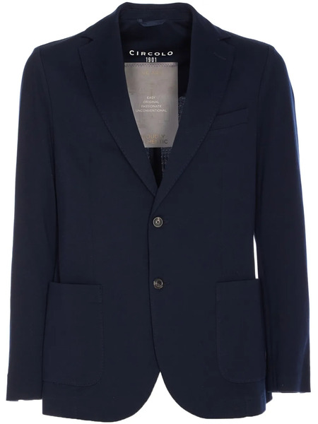  Circolo 1901 Single-breasted Blazer - Blue 