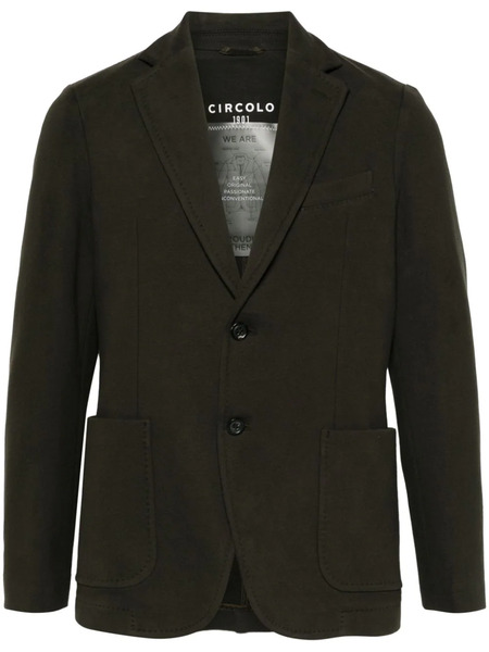  Circolo 1901 Single-breasted Blazer - Green 