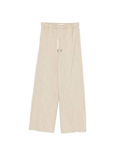  Circolo 1901 Striped Trousers - Neutrals 