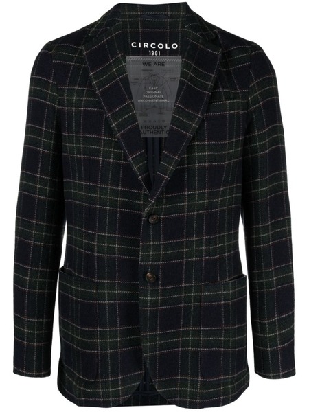  Circolo 1901 Virgin Wool-blend Blazer - Blue 