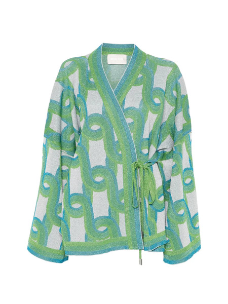  Circus Hotel Geometric-pattern Jacket - Green 