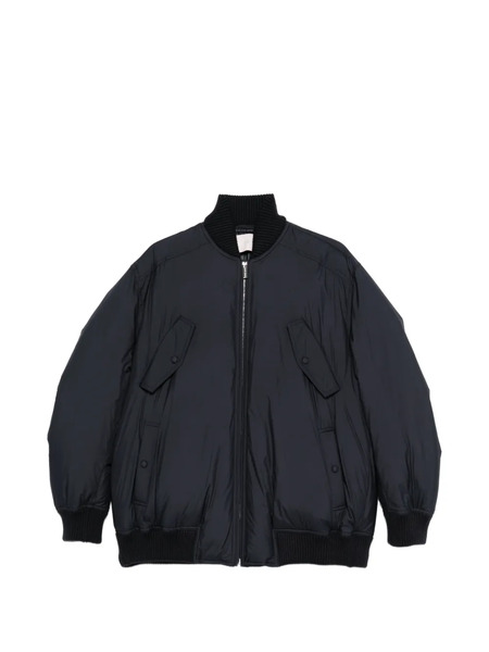  Circus Hotel Padded Bomber Jacket - Blue 